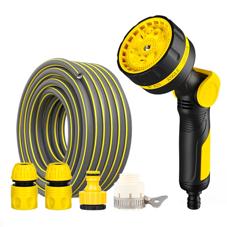 10 Functional Watering Sprinkler Head Household Water Pipe, Style: D6+4 Connector+50m 4-point Tube