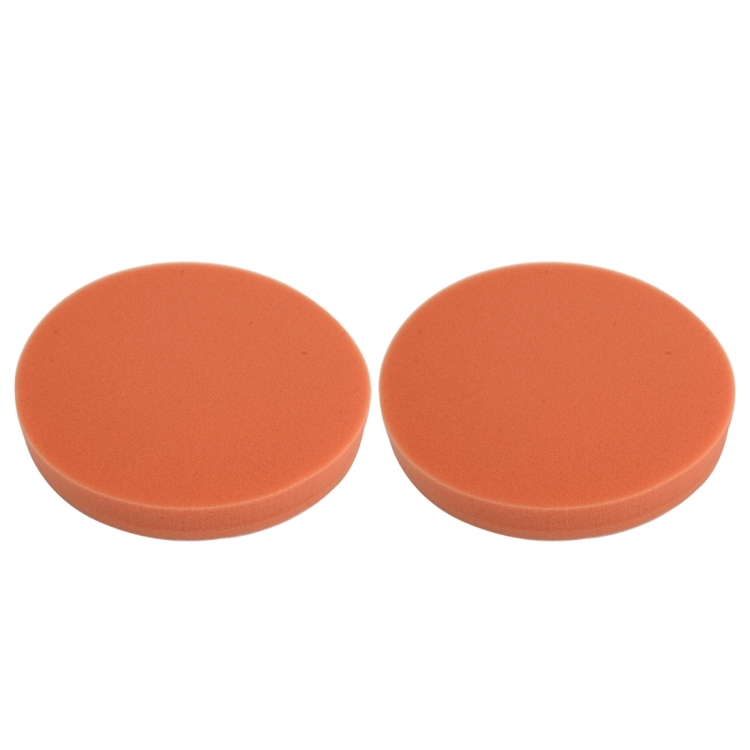 2 PCS Car Wax Sponge Round Shape Sponge High-density Waxing Sponge?Size:18.5 x 18.5cm