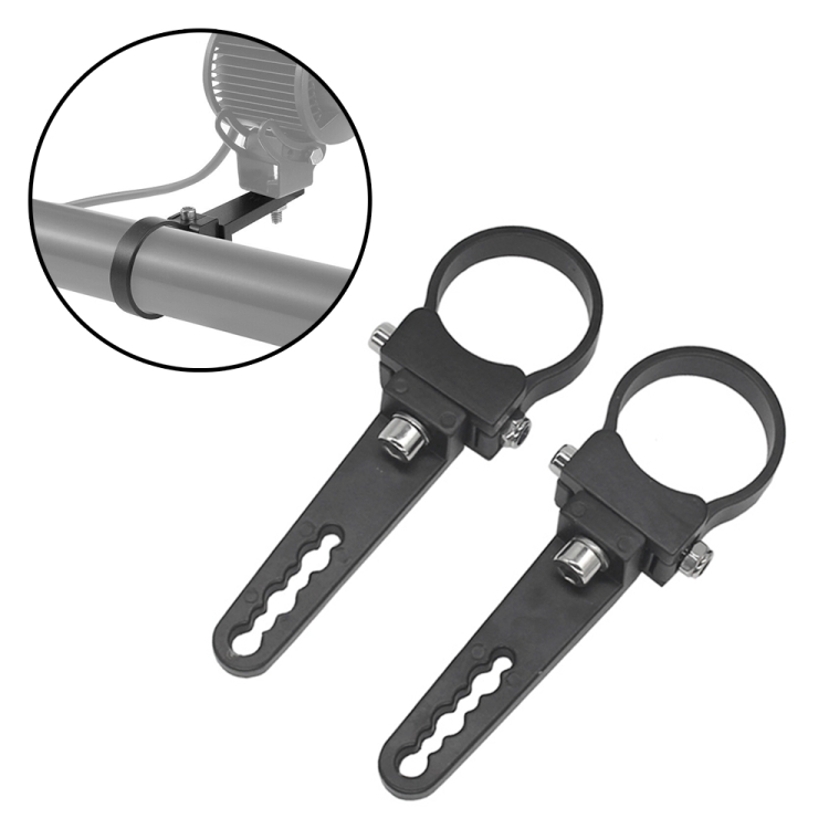 1.75 inches 1 Pair UTV Car Motocross Bumper Spotlight Tube Clip Light Bar Bracket