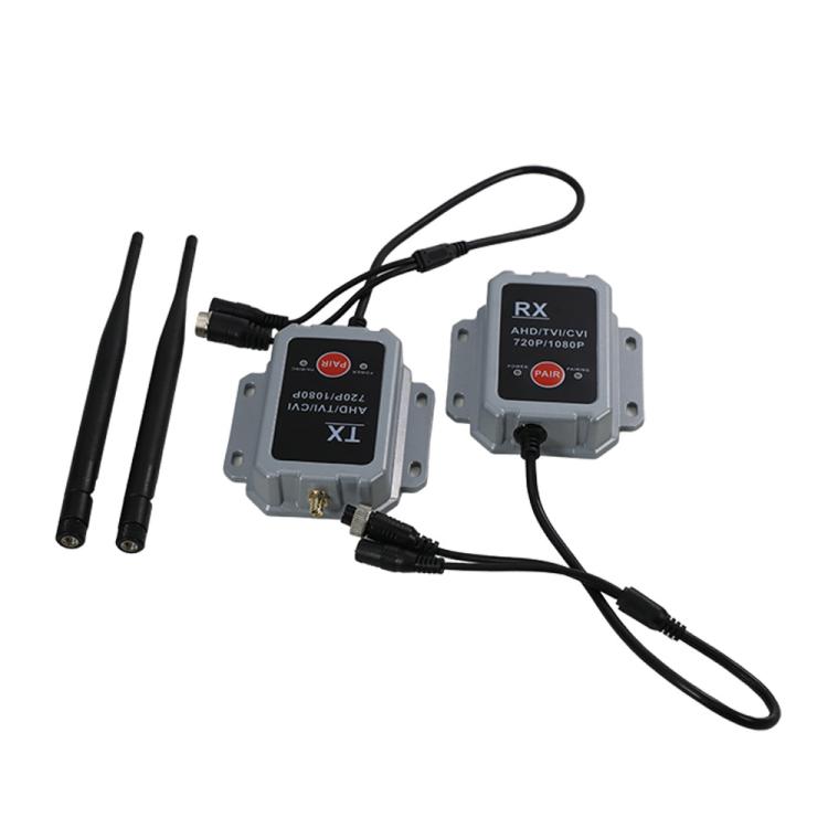 2.4G Wireless Transmitter Receiver Camera Transmitter Wireless Device for Truck and Bus(Black)