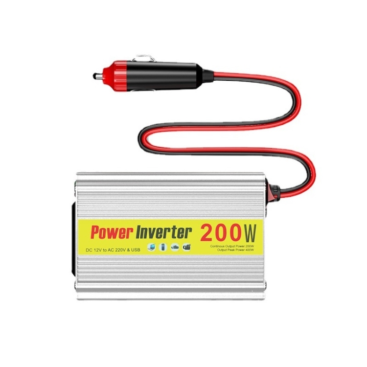 200W Modified Sine Wave Inverter Car Mobile Phone 2 1A Universal Power Supply Specification 12 To 220V