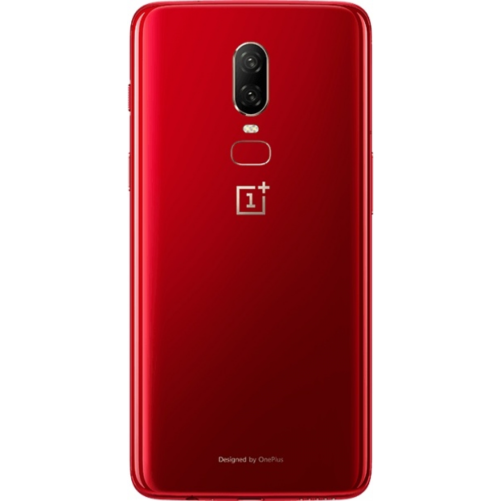 Oneplus 6 Rear Housing Panel Battery Door Amber Red