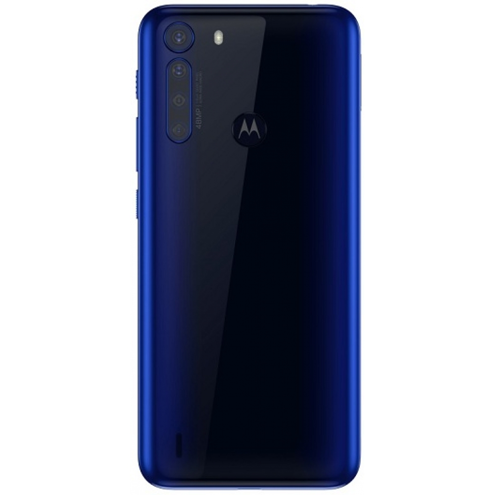 Motorola One Fusion Rear Housing Panel Battery Door Deep Sapphire Blue
