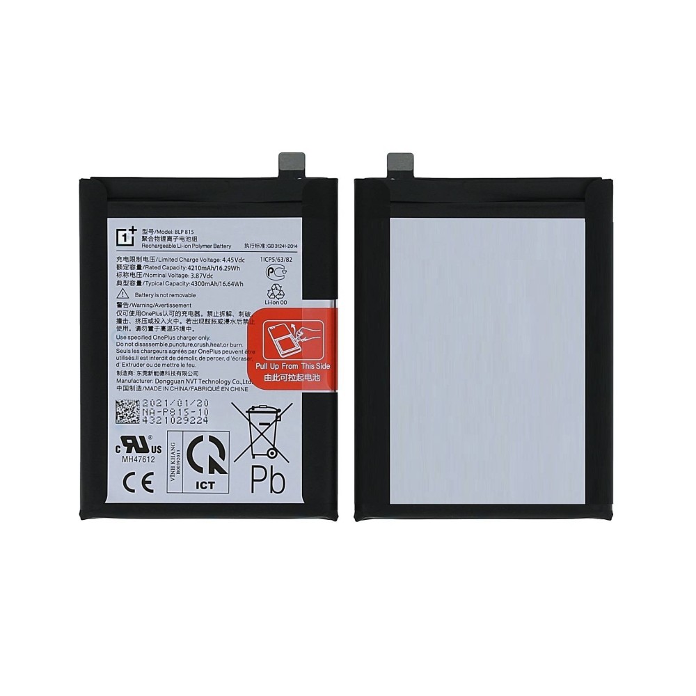 Original Battery For OnePlus Nord N10 5G BLP815 Replacement