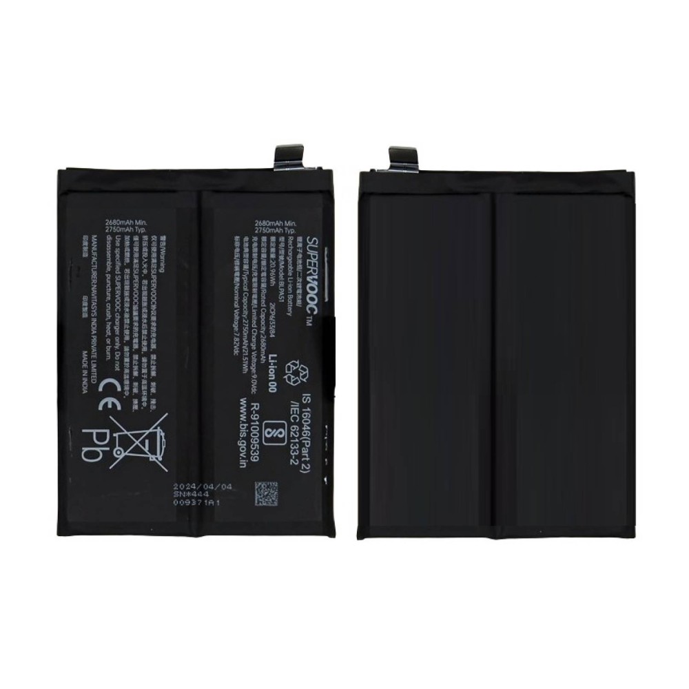 Realme GT 6T Battery For Replacement ORIGINAL