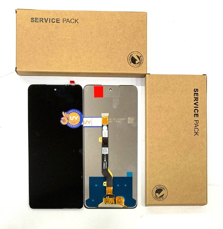 LCD WITH TOUCH SCREEN FOR INFINIX NOTE 40X (5G) CARE ORIGINAL DISPLAY GLASS COMBO FOLDER