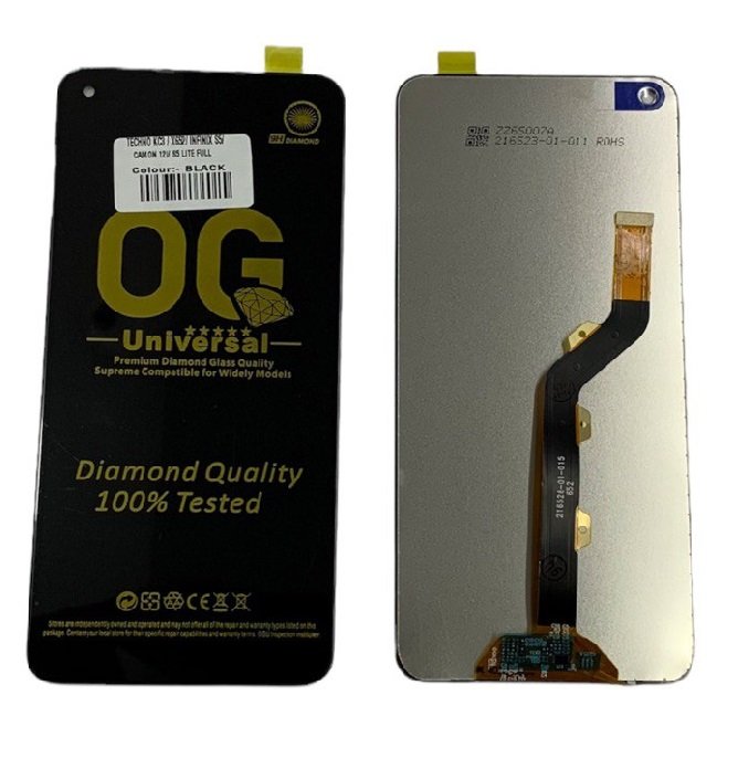 LCD WITH TOUCH SCREEN FOR INFINIX S5 DISPLAY GLASS COMBO FOLDER