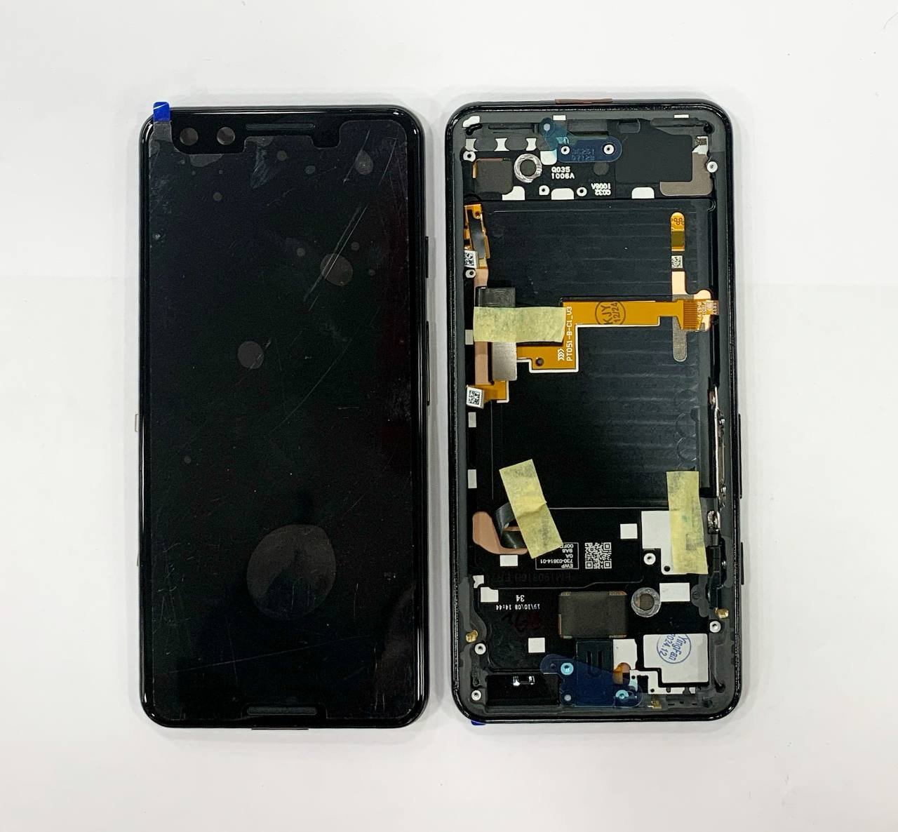 LCD WITH TOUCH SCREEN FOR GOOGLE PIXEL 3 WITHFRAME OLED DISPLAY GLASS COMBO FOLDER