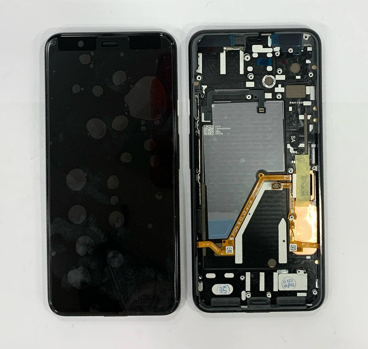 LCD WITH TOUCH SCREEN FOR GOOGLE PIXEL 4 XL WITHFRAME OLED DISPLAY GLASS COMBO FOLDER