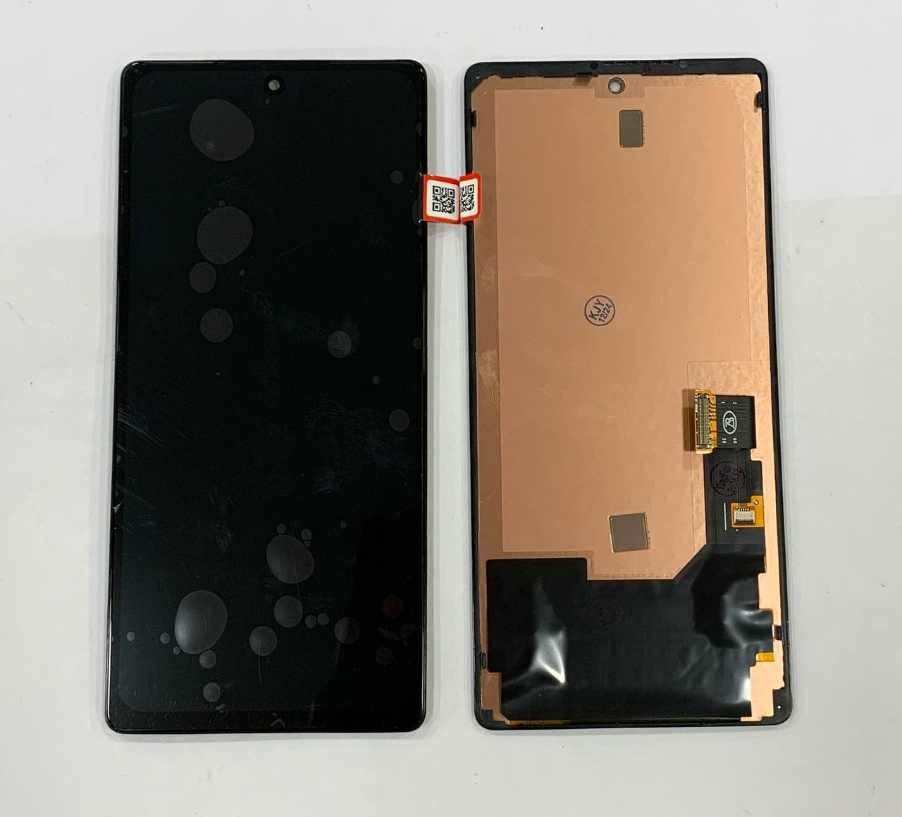 LCD WITH TOUCH SCREEN FOR GOOGLE PIXEL 6A WITHFRAME OLED DISPLAY GLASS COMBO FOLDER