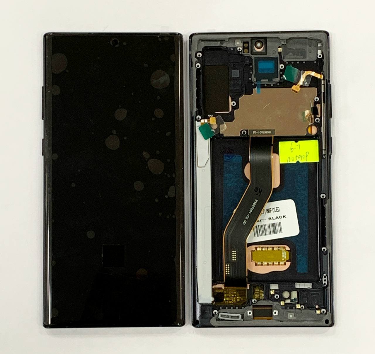 LCD WITH TOUCH SCREEN FOR SAMSUNG NOTE 10 PLUS WITHFRAME OLED (6.7) DISPLAY GLASS COMBO FOLDER