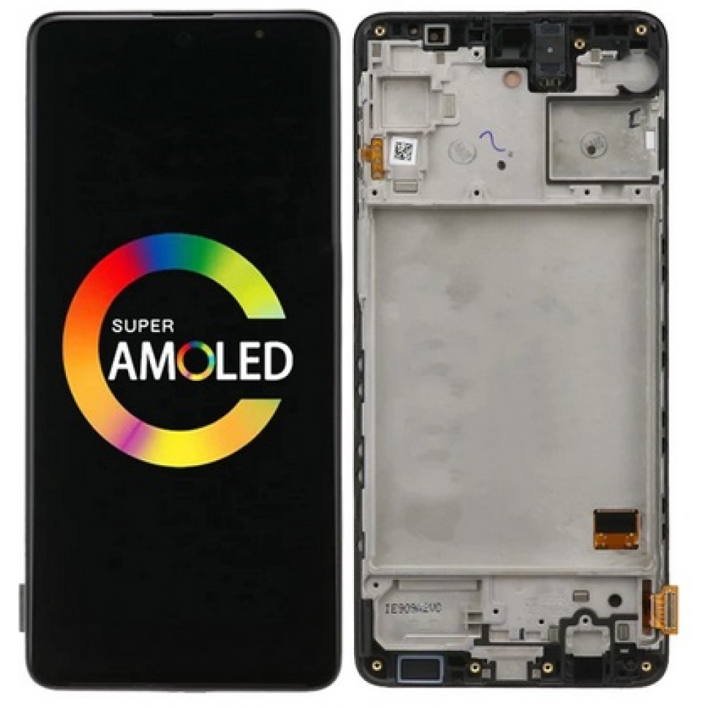 Samsung Galaxy M31s LCD Screen With Frame - Black