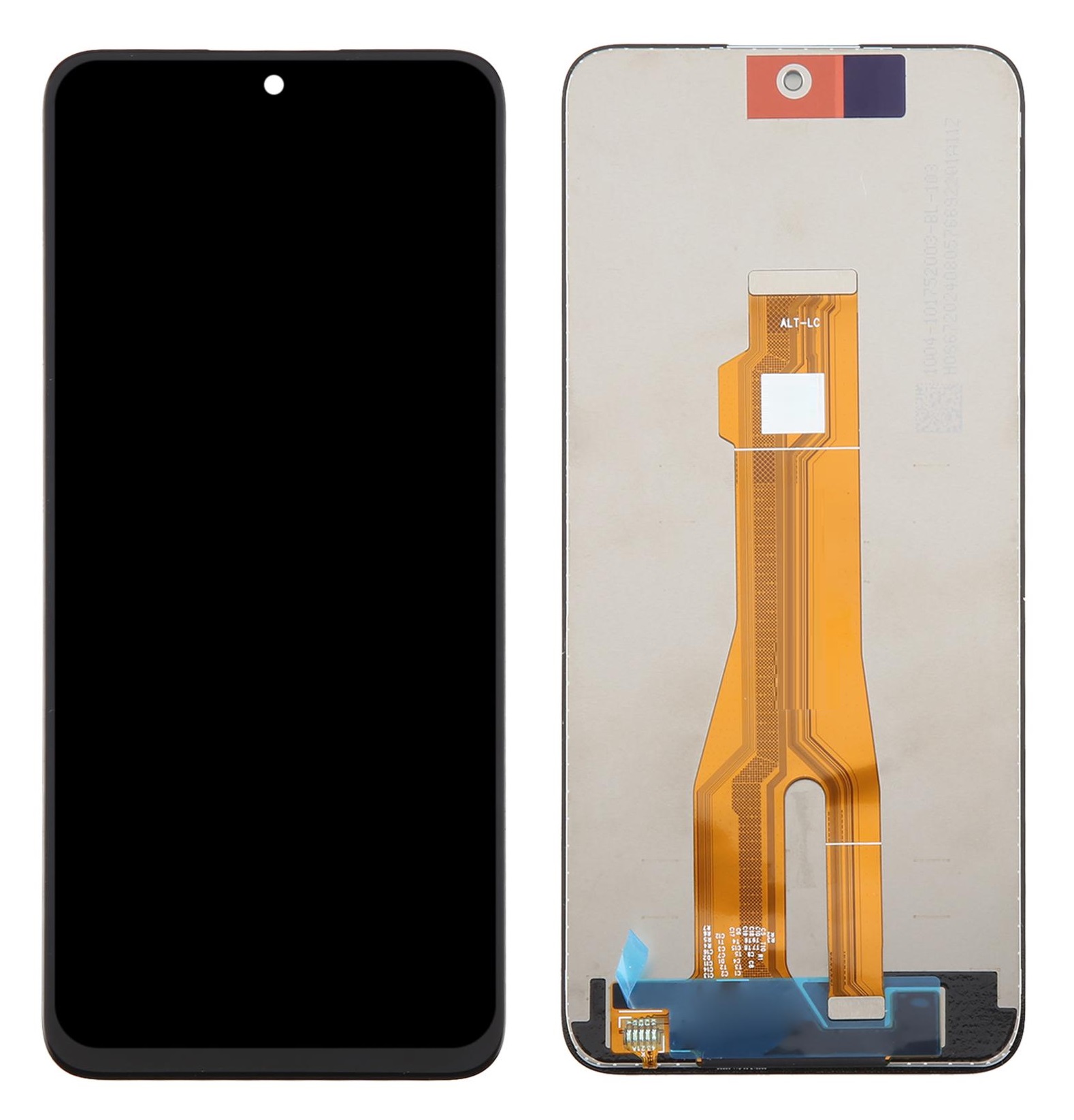 Display for Honor X7c - White Combo Folder
