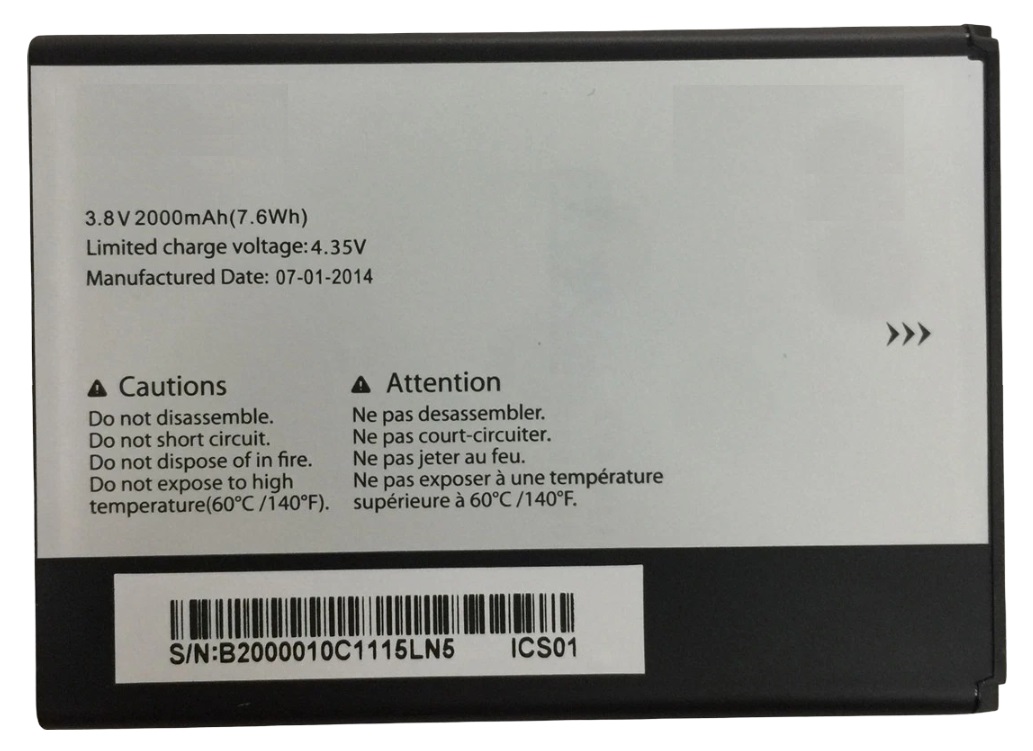 Battery for Alcatel Pop Star