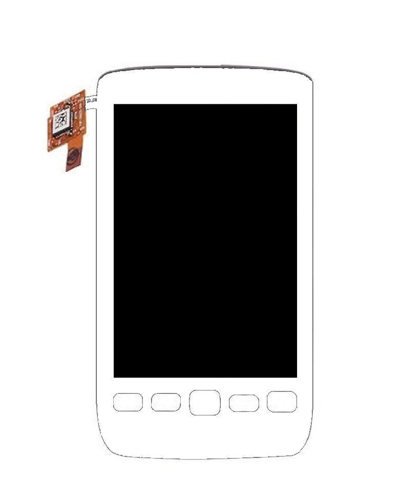 Display for BlackBerry Torch 9860 - White Combo Folder