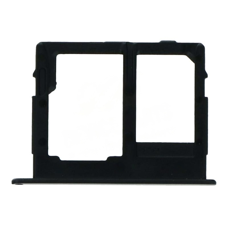 SIM Card Holder Tray For Samsung Galaxy C8 - Black
