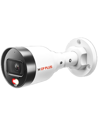 STQC CP Plus 4MP Night Color IP Bullet Camera 30m PoE CPUNCTA41L3CDLQ