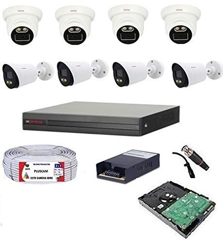 5 MP HD COLORVU CAMERA SET WITH 8 CHN DVR